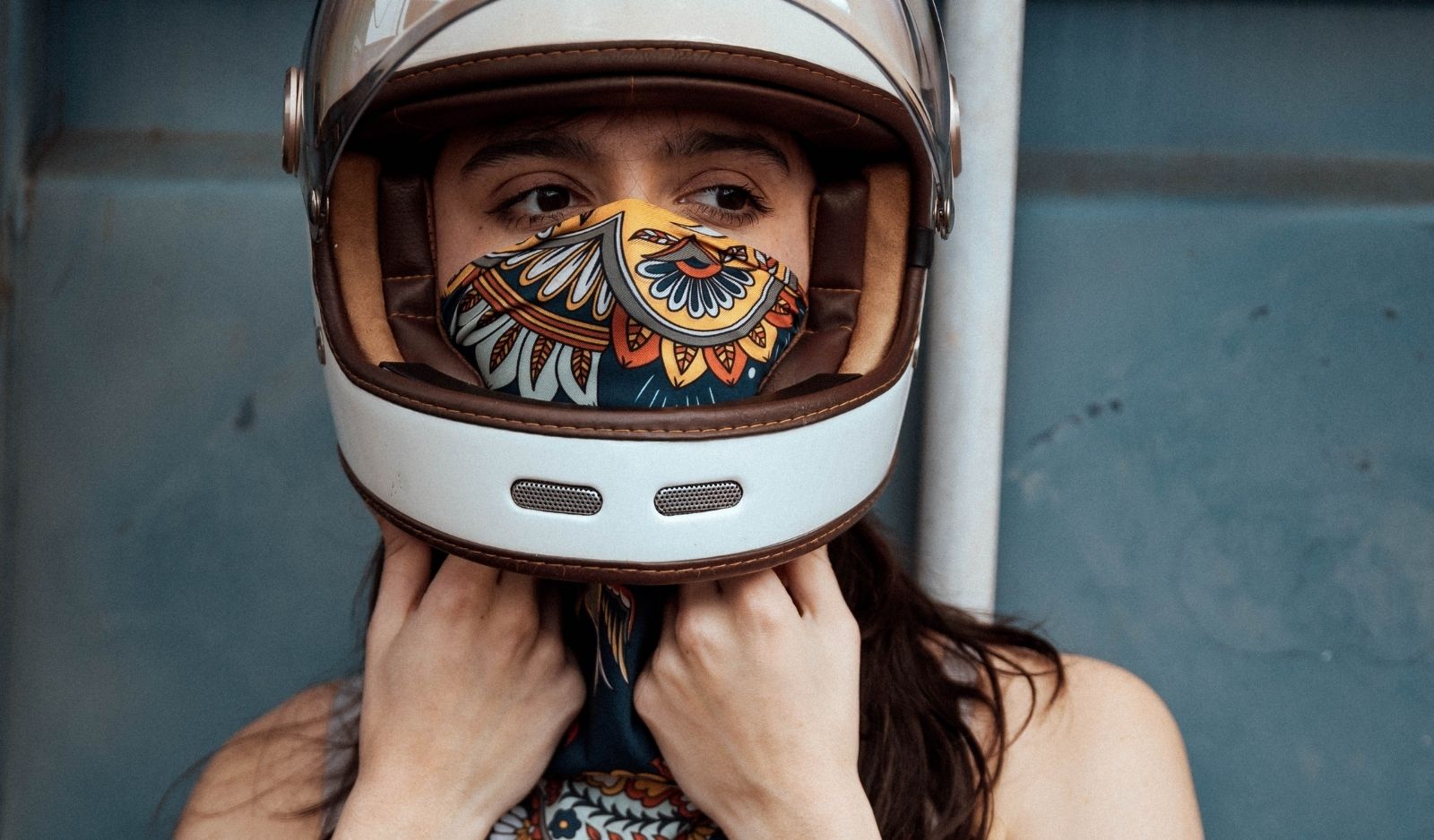 Wildust Sisters Moto Nomad Scarf Burgundy/Cream