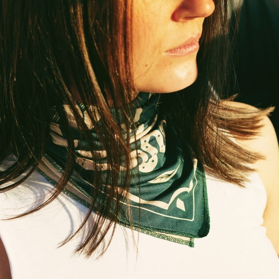 Wildust Sisters Moto Therapy Scarf Emerald Green