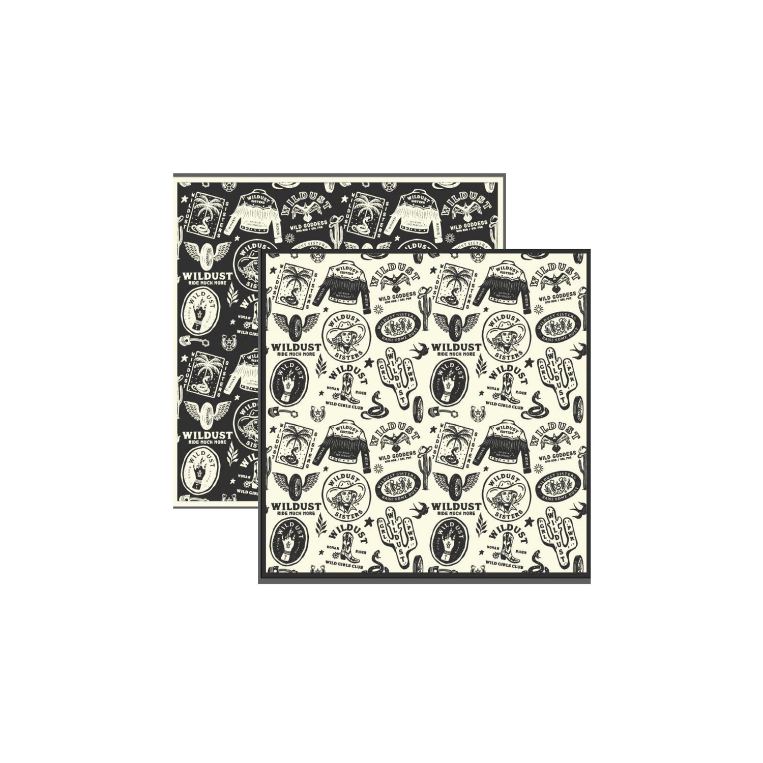 Wildust Sisters Western Moto Scarf Grey