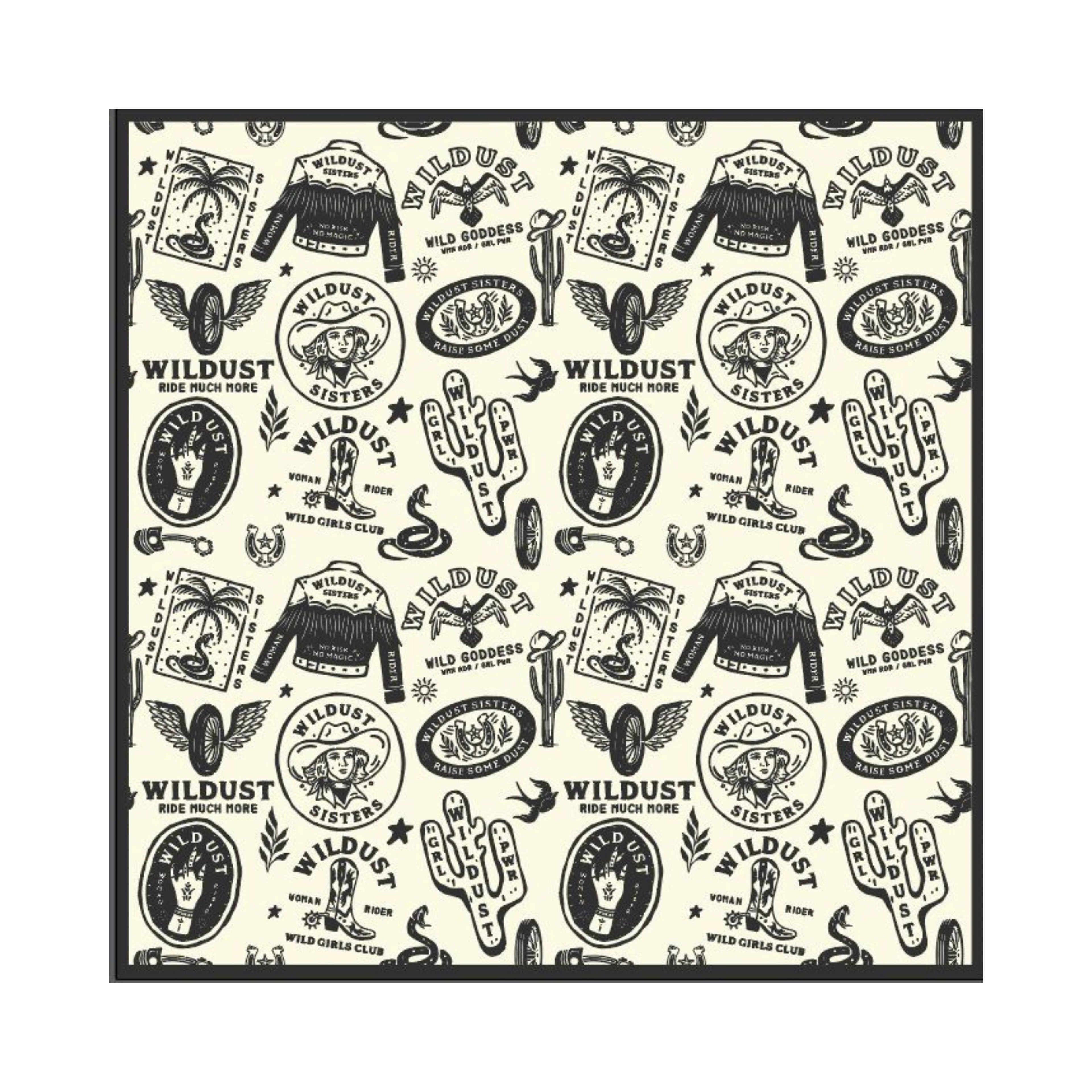 Wildust Sisters Western Moto Scarf Grey