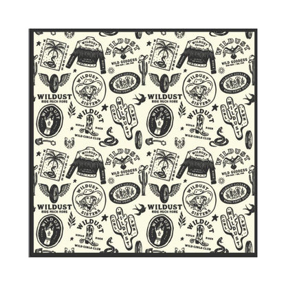 Wildust Sisters Western Moto Scarf Grey