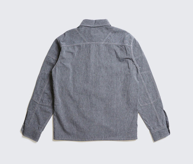 Addict Clothes Padded Chambray Shirt Black