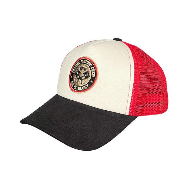 Age of Glory Deluxe Pistons Cap White/Black/Red
