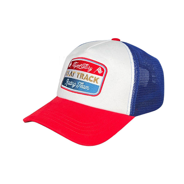 Age of Glory Flat Track Cap White/Blue/Red
