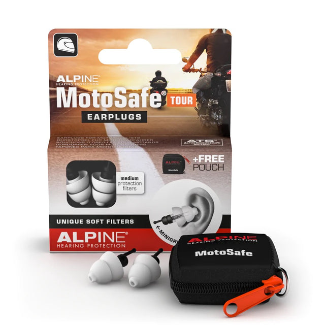 Alpine MotoSafe Earplugs Tour