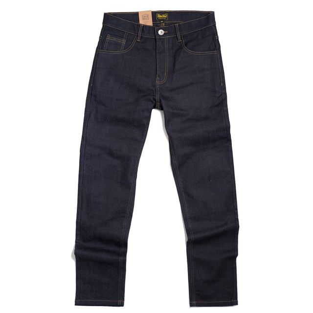 Bike Shed Protective Road Jean Raw Indigo