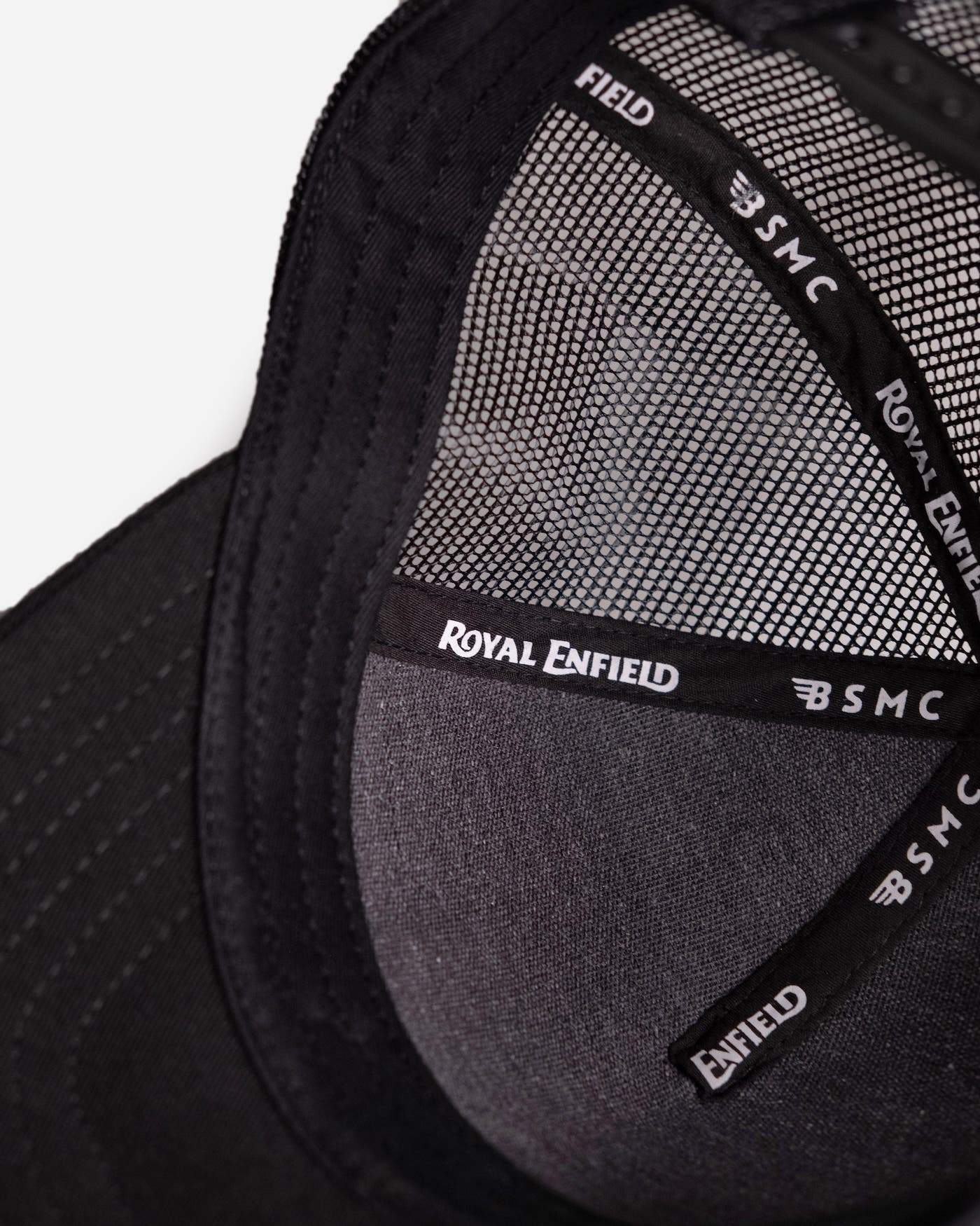 Bike Shed x Royal Enfield Vinplate Cap Black