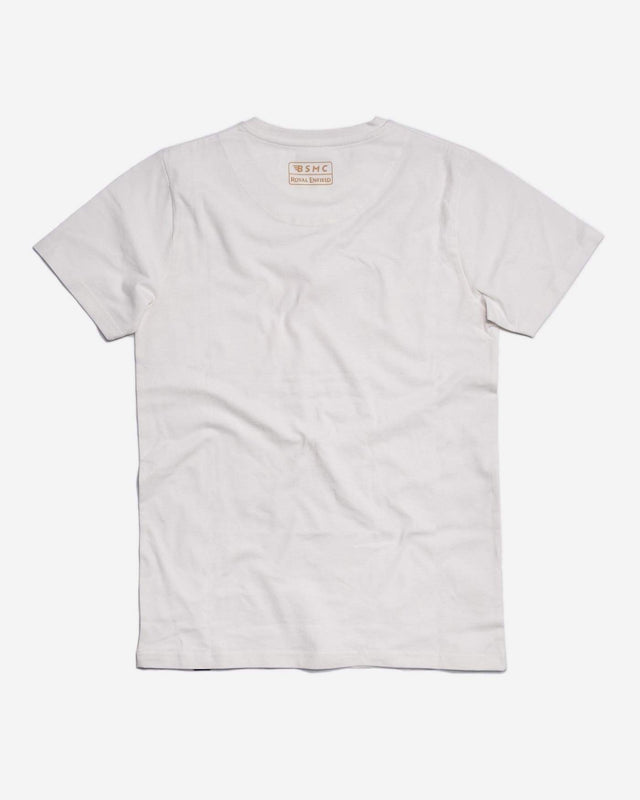 Bike Shed x Royal Enfield Aspect T-shirt White/Gold