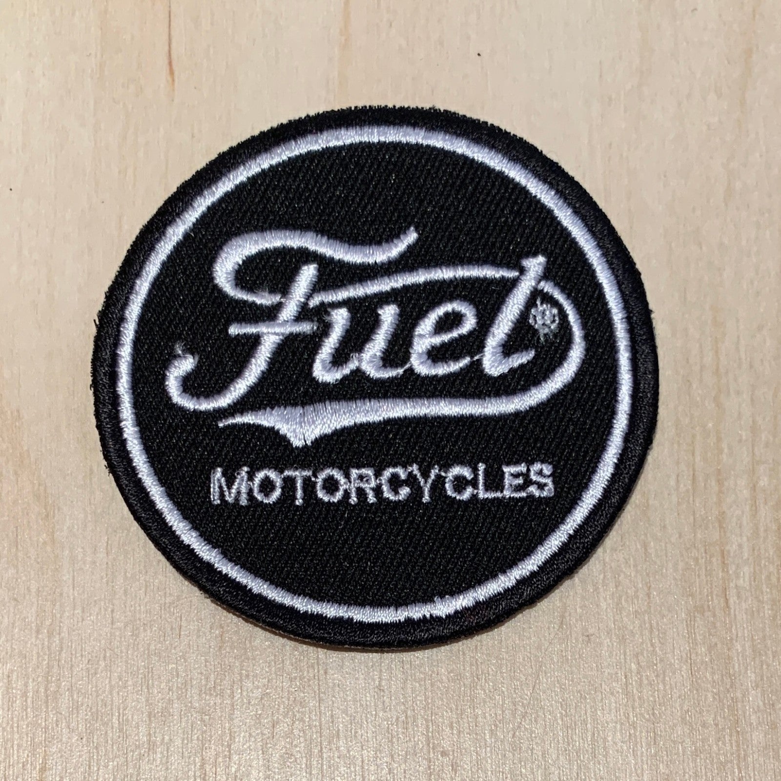 Fuel Logo Patch Black/White