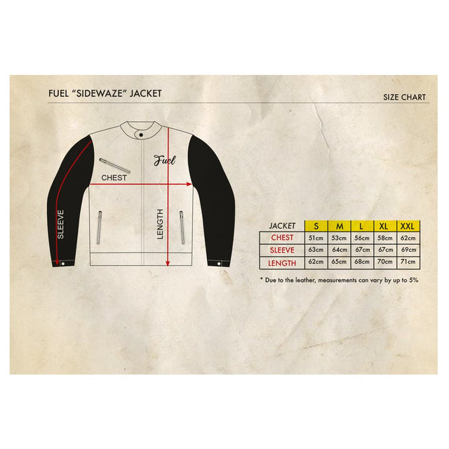 Fuel "Sidewaze" Leather Jacket Tan