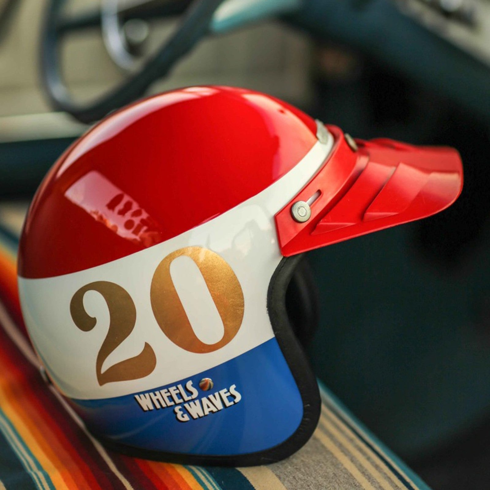 Hedon Motocross Peak Red