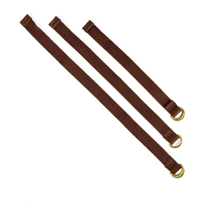 Jack Stillman K80 Cotton Luggage Straps Brown
