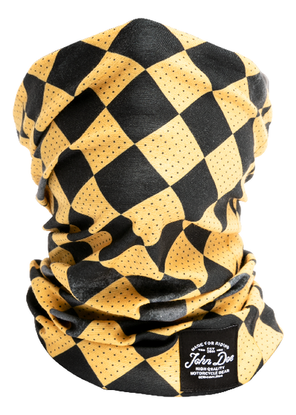 John Doe Race Flag Neck Tube Yellow