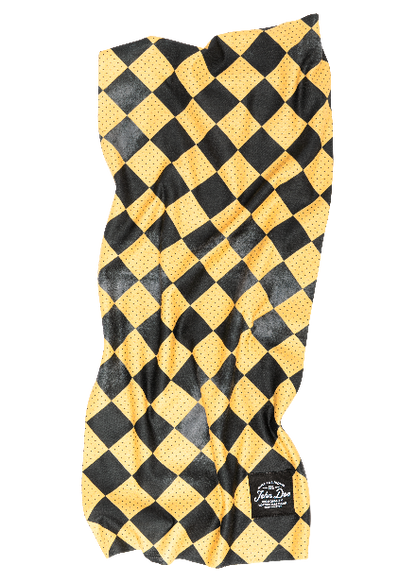John Doe Race Flag Neck Tube Yellow