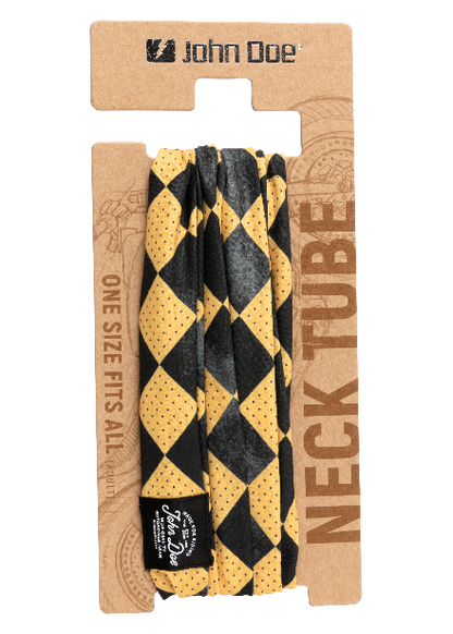 John Doe Race Flag Neck Tube Yellow