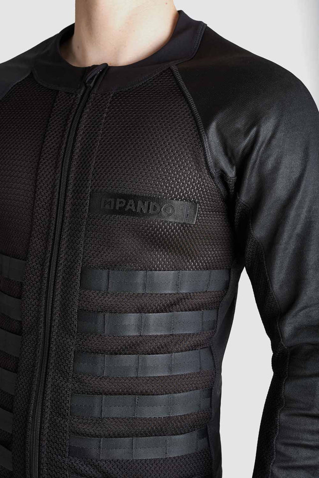 Pando Moto Commando UH Armored Shirt Black