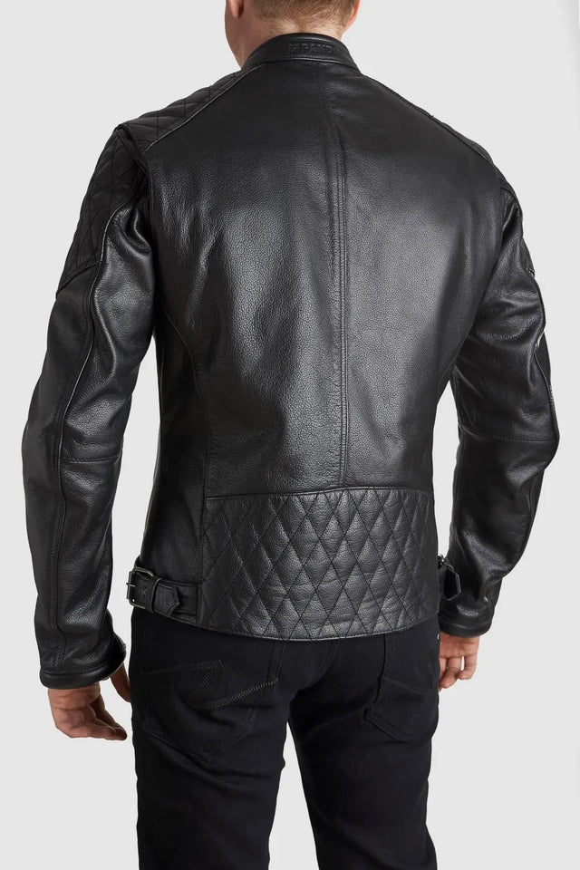 Pando Moto Twin Leather Jacket Black