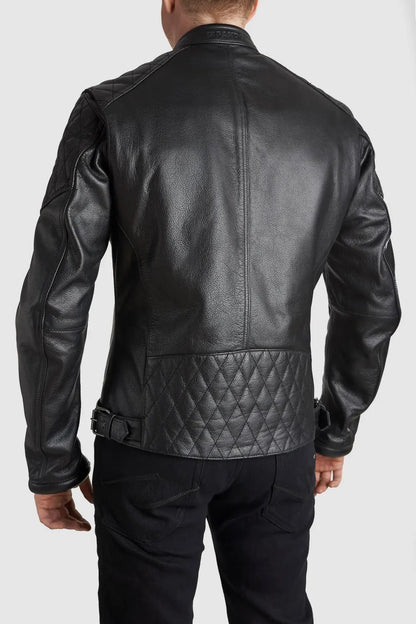 Pando Twin Leather Jacket Black