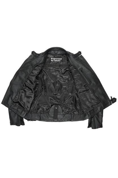 Pando Twin Leather Jacket Black