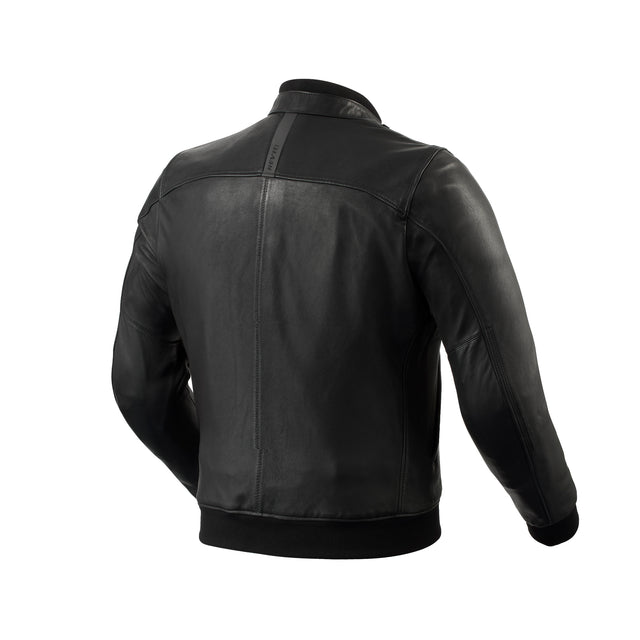 Rev'it Travon Leather Bomber Jacket Black