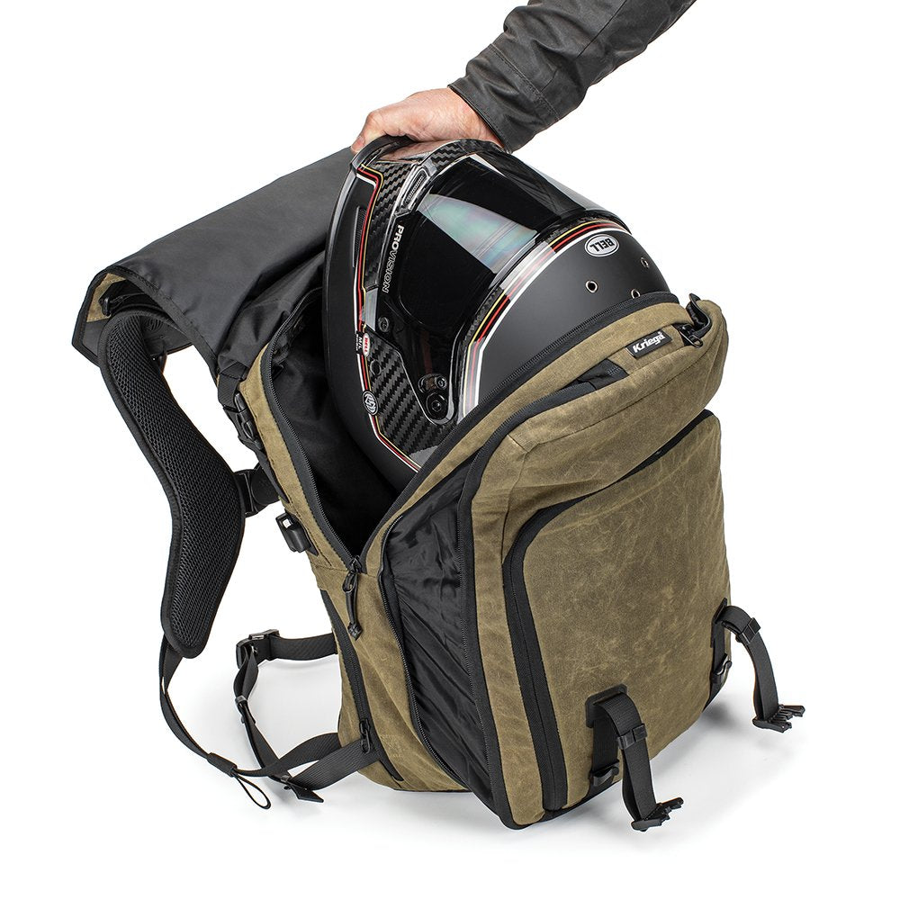 Roland Sands X Kriega Roam 34 Backpack Brown