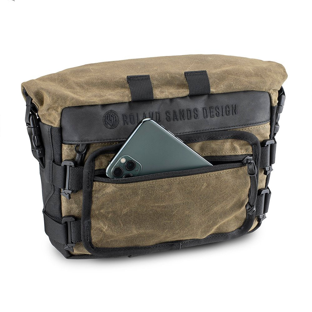Roland Sands X Kriega Roam Handlebar Bag Black
