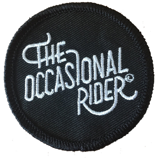 The Occasional Rider Logo Patch Black/White