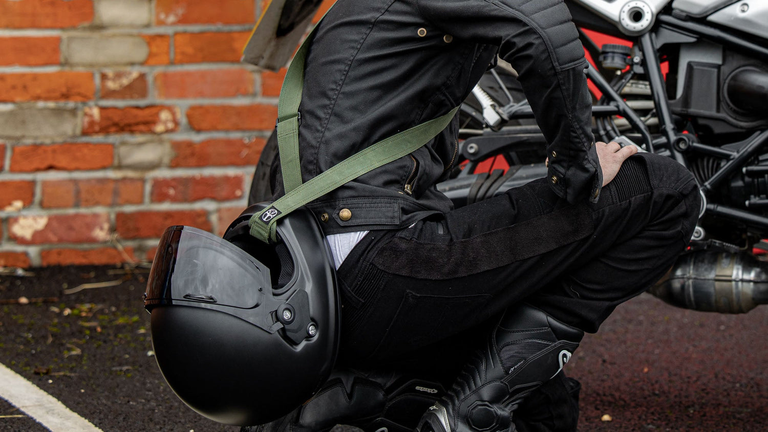 Wentworth Sling Helmet Carry Strap Black