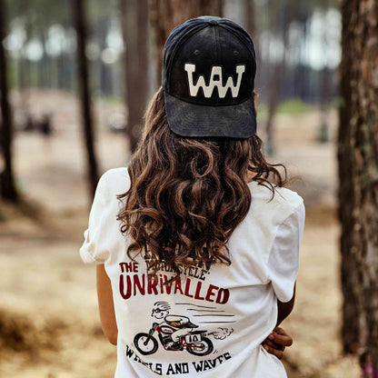 Wheels and Waves WAW Snap Back Cap