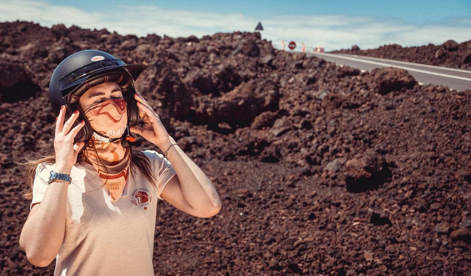 Wildust Sisters Make Life Epic Scarf Yellow/Ivory/Red