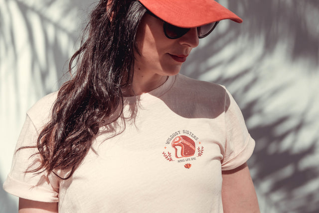Wildust Sisters Make Life Epic T-shirt Peach