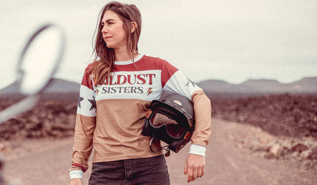 Wildust Sisters Once Upon A Ride Enduro Jersey Camel/White/Red