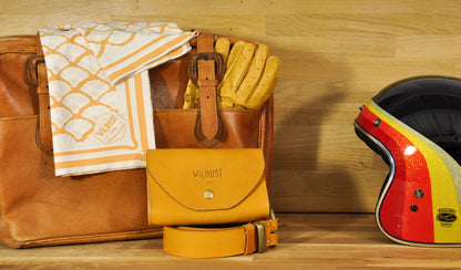 Wildust Sisters Yellowstone Scarf Ochre Yellow/Cream